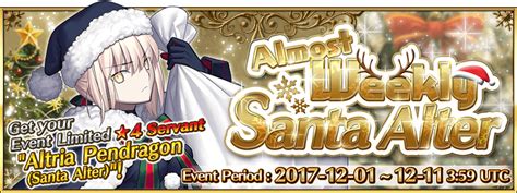 Christmas event: Almost Weekly Santa Alter [2017 US] .